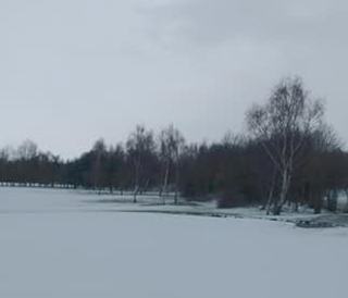 Our fantastic 9-hole golf course at Appletree Holiday Park in Lincolnshire on a snowy winters day.
