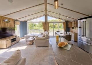 Clean and convenient lounge area