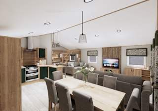 Clean and convenient lounge area