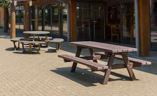 Our fantastic facilities at Sandy Balls on a summers day. image