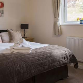 Comfortable double bed with pillows & linen included