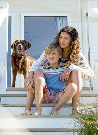 One of our family, dog-friendly static caravans.