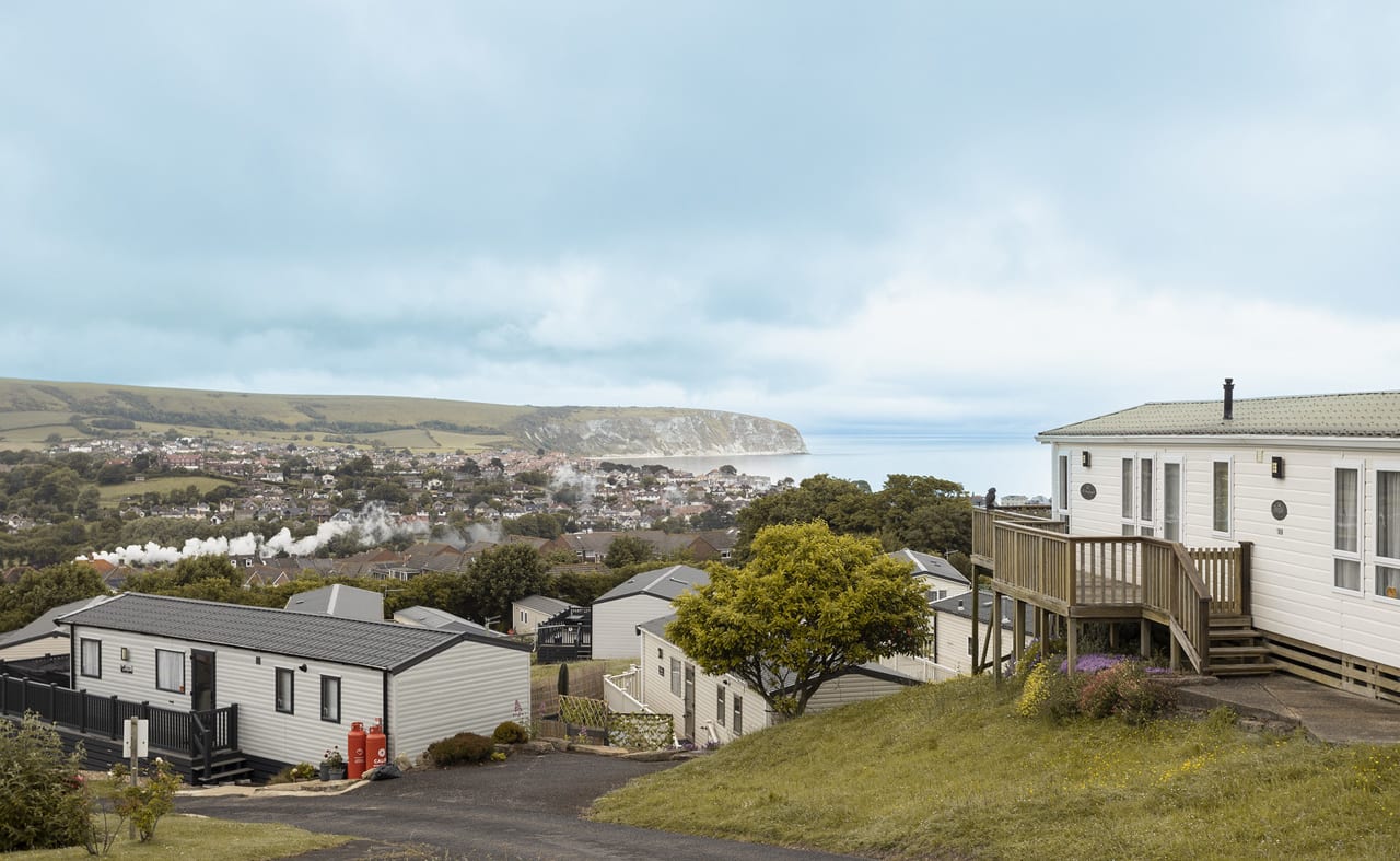 The stunning views from our holiday park in Dorset, Swanage Bay View. The perfect holiday destination. image
