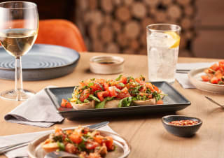 Delicious food and drink