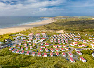 A bright sunny day overlooking our St Ives static caravan park. image