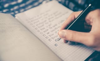 Use a packing checklist image