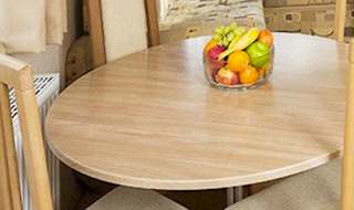 The living and dining area of our accessibility adapted static caravan. The perfect way to stay. image
