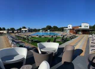 The Lakeside Lido at our leafy lakeside paradise, Tattershall Lakes. image