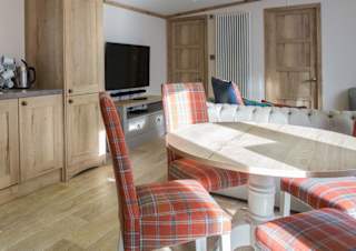 Stylish dining area