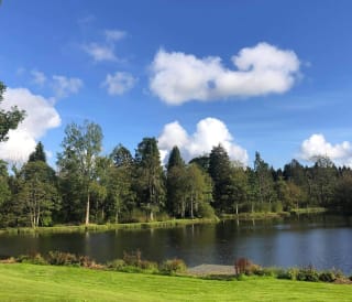 A bright sunny day at our Scottish holiday park, Moffat Manor. image