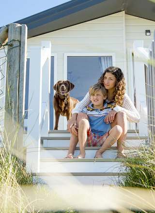 One of our family, dog-friendly static caravans.