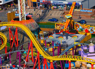 An image of the rides at Fantasy Island, Lincolnshire. image