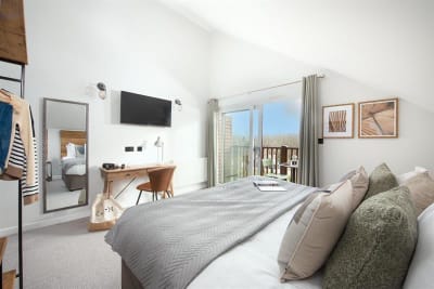 2 Bed Wooden Lodge image
