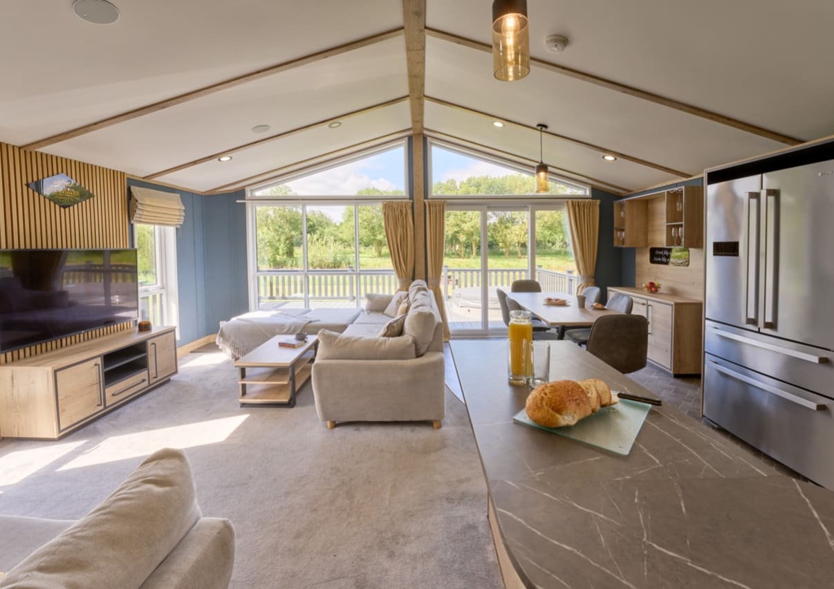 Clean and convenient lounge area