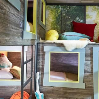 The kids bedroom of one of our exclusive accommodations, The TriBeCa. Book your holiday now!