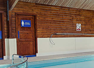 An image of the indoor pool at Barmouth Bay Holiday Park, North Wales. image