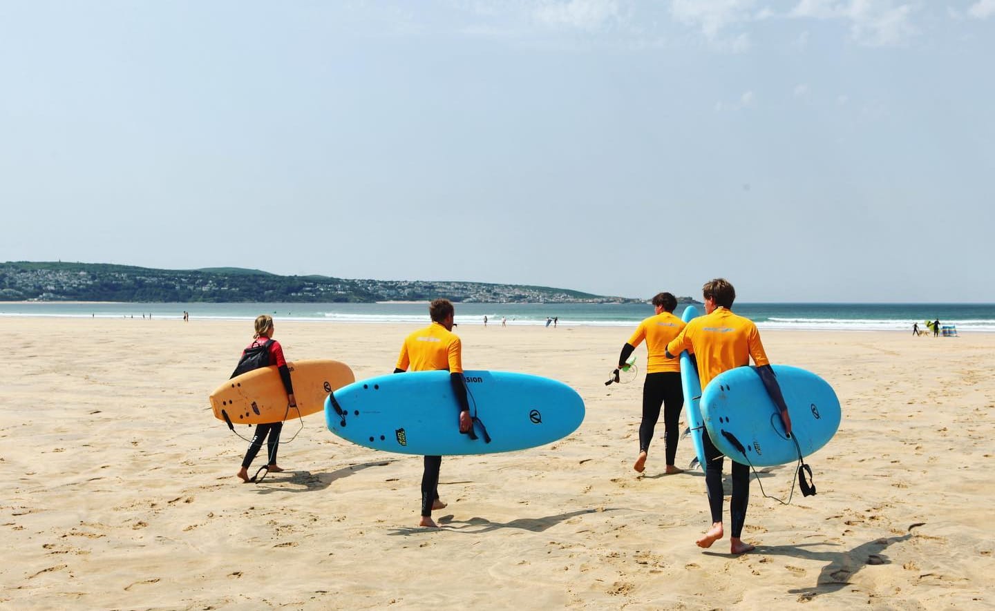 Seasons for surfing in Cornwall image