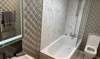 Indulgent Lodge with Seaview image