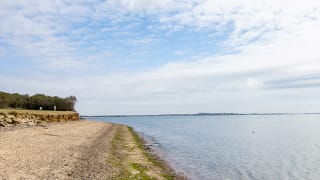 The coast along one of our holiday parks in Essex.