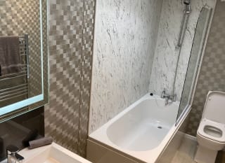 Indulgent Lodge with Seaview image