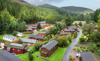 A wide view of our Glendevon holiday park. image