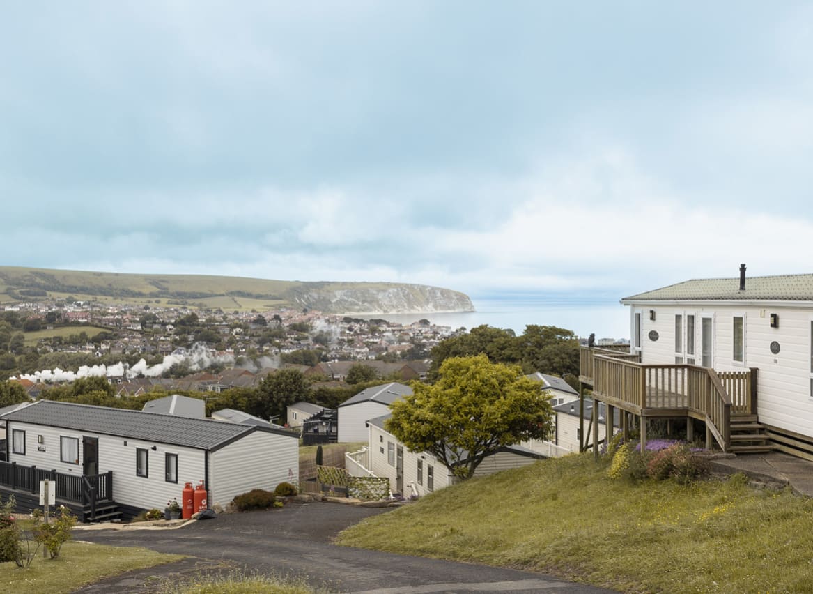 The stunning views from our holiday park in Dorset, Swanage Bay View. The perfect holiday destination. image