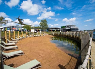 An image of the beach at our stunning lakeside paradise, Tattershall Lakes. Get the best of both worlds! image