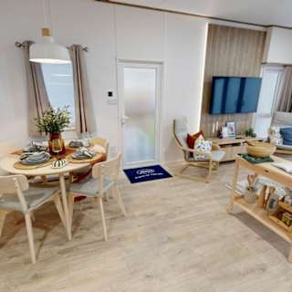Stylish open-plan living space