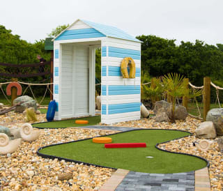 Crazy golf course
