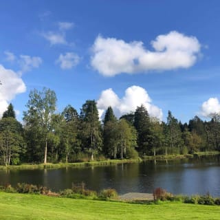 A bright sunny day at our Scottish holiday park, Moffat Manor. image