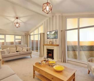 The lounge area of one of our homes for sale at Glendevon.