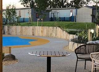 Exterior of our Green Room entertainment venue at Mill Rythe Holiday Park, Hampshire. image