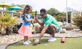 Crazy Golf at Whitecliff Bay