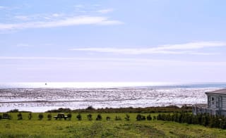 A view of the beach at Mersea Island holiday park. image