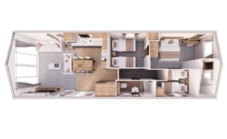 How wide is a static caravan? image
