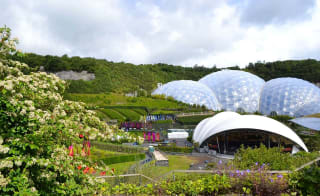 The local and well known Eden Project in Cornwall, a perfect place to visit on your Cornwall trip. image