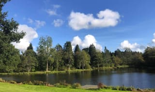 A bright sunny day at our Scottish holiday park, Moffat Manor. image