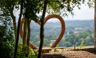 Stunning views of the heart and beyond from Good Friday Hill at our Sandy Balls Resort in The New Forest. image