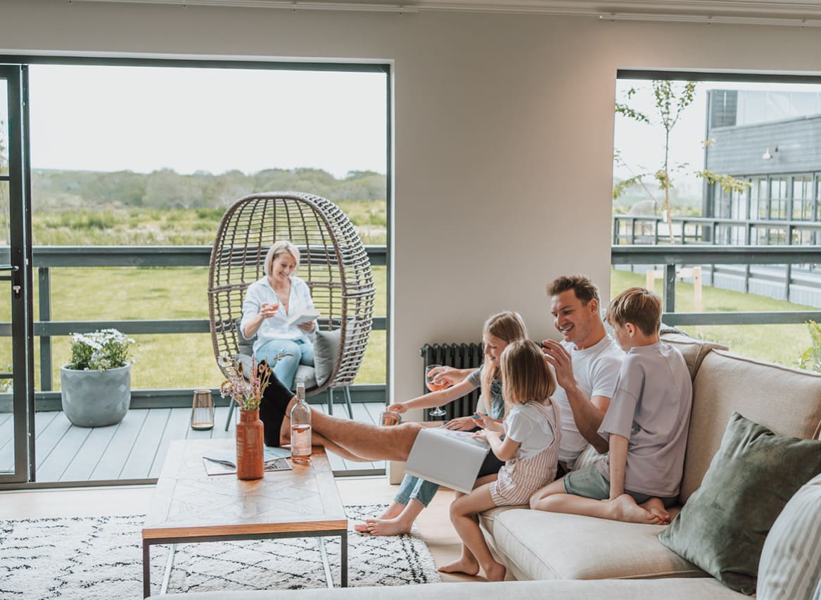 Family enjoying their time at Retallack Resort & Spa. image