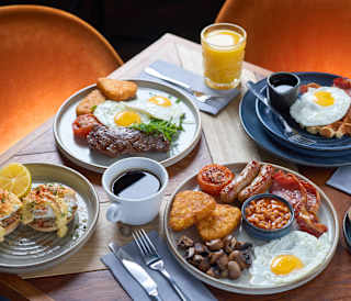 Our delicious breakfast options availanle]] across a range of our Away Resorts locations.