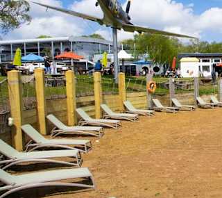 An image of the beach at our stunning lakeside paradise, Tattershall Lakes. Get the best of both worlds! image