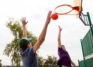 Multi-use sports court image