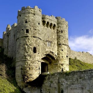 A view of Carisbrooke Castle near our resort. image