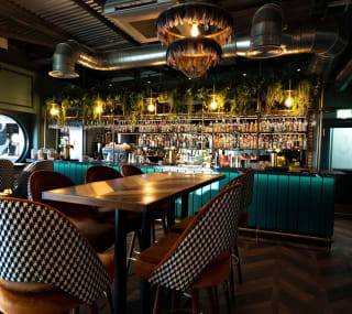 An image of our stunning cocktail bar, Giggling Goose. image