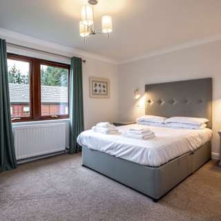 Comfortable double bed with pillows & linen included