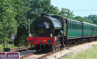 Isle of Wight steam railway image