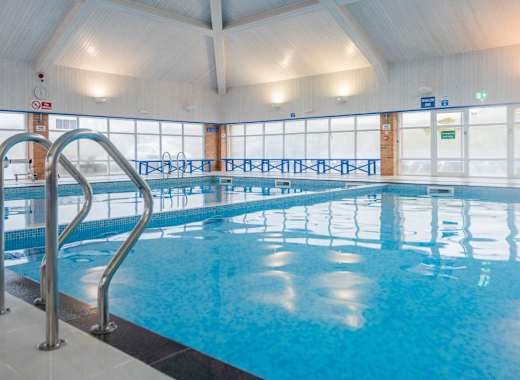 Indoor pool at St Ives Bay