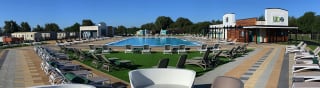 The Lakeside Lido at our leafy lakeside paradise, Tattershall Lakes. image