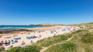 A sunny day at the beach.