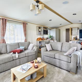 The interior of one of our bright and spacious holiday homes. image